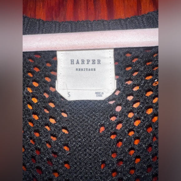 ⭐️Harper Heritage ⭐️ from Francesca’s⭐️ Black long sleeve sweater Duster ⭐️ - Picture 3 of 15